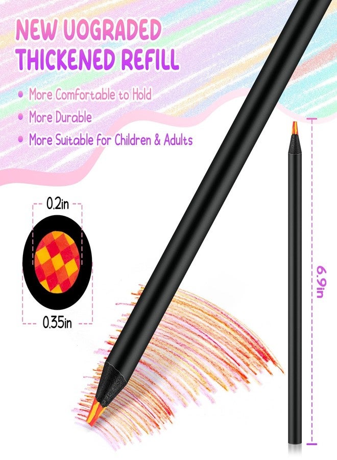 LTINFO Valentines Day Gifts for Kids, Easter Basket Stuffers, 12 Rainbow Colored Pencils, Art Supplies, Teen Girl Gifts Trendy Stuff, Arts and Crafts for Kid Ages 8-12 - Image 3